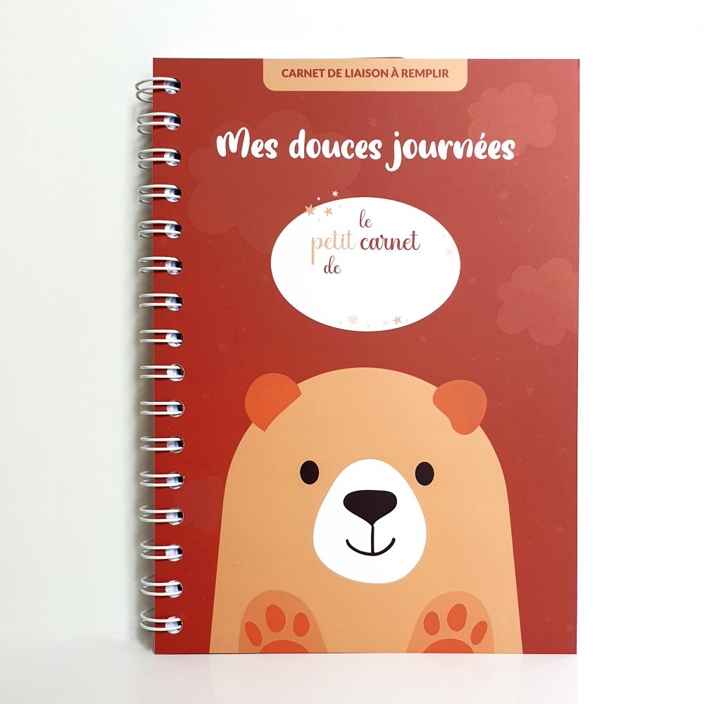 Carnet, cahier de liaison de nounou – garde d'enfants