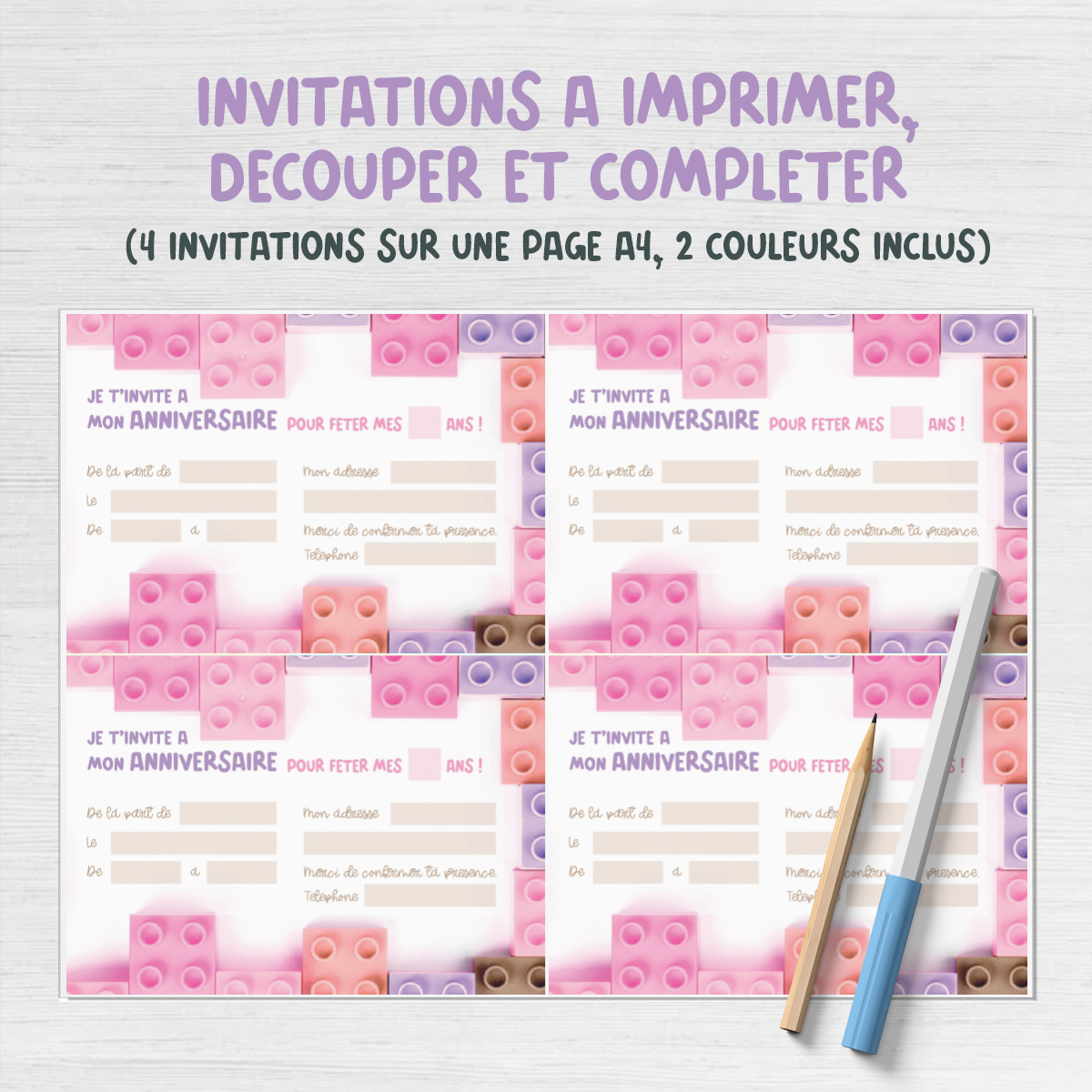 TOP 5 DES SITES POUR CRÉER DES CARTES D'INVITATION POUR UN ANNIVERSAIRE -  Blog Kidsplanner